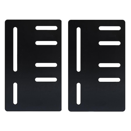 Doba-Bnt 6.25 x 4 in. Structures Modification Plate for Special Headboards - Black SA2589341